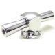 Rounded Square Double Ended Single Point Snare Drum Lug, Brass, DISCONTINUED, IN STOCK