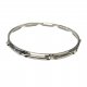 14" 10 Hole Snare Side Chrome 3.0mm Triple Flange Snare Drum Hoop