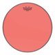 13" Remo Colortone Emperor Tom Drum Head, Red, BE-0313-CT-RD