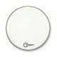 16" Aquarian Force II Single-Ply Bass Drum Head With Vented Muffling Ring - White