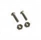 Chrome Metal Shell Screws for BE-02 and BE-01 Butt Plates, BES-01CR