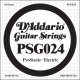 D'Addario PSG024 ProSteels Electric Guitar Single String, .024