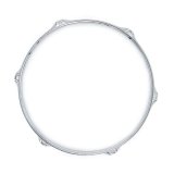 Pearl 10" Snare-Side Super Hoop With 6 Holes - Chrome
