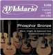 D'Addario EJ26 Phosphor Bronze Acoustic Guitar Strings, Custom Light, 11-52