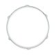 Worldmax 14" 2.3mm Triple-Flange Snare-Side Hoop, 6 Holes - Chrome