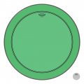 26" Remo Powerstroke 3 Colortone Bass Drum Head, Green, P3-1326-CT-GN