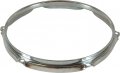 Worldmax 14" 10 Hole 2.3mm Triple Flange Batter Side Drum Hoop, Chrome