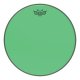 13" Remo Colortone Emperor Tom Drum Head, Green, BE-0313-CT-GN