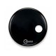 20" Side Ported Black Single Ply Bass Drumhead By Aquarian