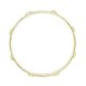 Worldmax 13" 2.3mm Triple-Flange Hoop, 8 Holes - Brass