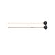 Vic Firth Corpsmaster Multi-Application Vibe Mallets With Weighted Rubber Core, Rattan - Very Hard