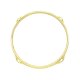 WorldMax 8" 4-Hole 2.3mm Triple-Flange Drum Hoop - Brass