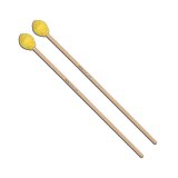 Balter Ensemble Series Yellow Yarn Mallets With Birch Handles - Hard