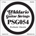 D'Addario PSG054 ProSteels Electric Guitar Single String, .054