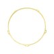 12" 5 Hole 2.3mm Triple Flange Drum Hoop, Brass Plating Only, DISCONTINUED, IN STOCK