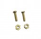 Brass Metal Shell Screws for BE-02 and BE-01 Butt Plates, BES-01BR