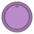 24" Remo Powerstroke 3 Colortone Bass Drum Head, Purple, P3-1324-CT-PU