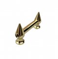 2" Double Ended Spiky Tube Lug, Drum Lug, Brass, DISCONTINUED, IN STOCK