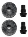 DW Barbed Cymbal Stem With Felt, 2 Pack, DWSM2229