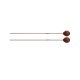 Vic Firth Corpsmaster Multi-Application Marimba Mallets, Rubber Core - Medium