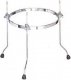 14" DSS Floor Tom Isolation Mount, Legs, Chrome Brass Black