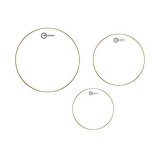 Classic Clear Single Ply Drumhead Tom Pack, 10, 12, And 16 Inch, By Aquarian