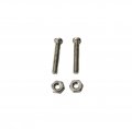 Chrome Wood Shell Screws for BE-02 Butt Plate, BES-02CR