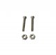 Chrome Wood Shell Screws for BE-02 Butt Plate, BES-02CR