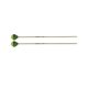 Balter Pro Vibe Medium Hard Birch Vibraphone Mallets - Green Cord