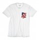 DW American Flag Pocket White T-Shirt, DISCONTINUTED/LIMITED STOCK