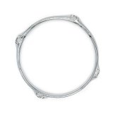 Pearl 6" Super Hoop With 4 Holes - Chrome