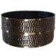 6.5x14 Hammered Black Hawg Brass Snare Shell, No Holes