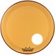 24" Remo Powerstroke 3 Colortone Bass Drum Head, Orange, With Port Hole, P3-1324-CT-OGOH