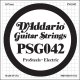 D'Addario PSG042 ProSteels Electric Guitar Single String, .042