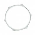 Worldmax 10" 2.3mm Triple-Flange Hoop, 6 Holes - Chrome