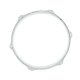 Worldmax 10" 2.3mm Triple-Flange Hoop, 6 Holes - Chrome