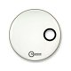 26" Side Ported White Single Ply Bass Drumhead By Aquarian