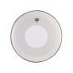 24" Remo Powerstroke 4 Bass Drum Head With White Dot on Top - Smooth White, DISCONTINUED, IN STOCK