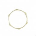 Worldmax 10" 2.3mm Triple-Flange Hoop, 6 Holes - Brass-Plated