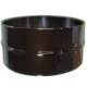 8x14 Black Hawg Brass Snare Shell, No Holes, Black