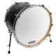 18" Evans EQ3 Side Resonant Bass Drum Drumhead, Not Ported, Smooth White - Old Logo