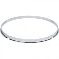 10" Single Flange Tom And Snare Drum Hoop, Chrome, DISCONTINUED, IN STOCK