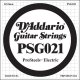 D'Addario PSG021 ProSteels Electric Guitar Single String, .021