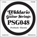 D'Addario PSG048 ProSteels Electric Guitar Single String, .048