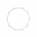 DFD 14" 2.3mm 10-Hole Steel Snare-Side Hoop - White Powder-Coated Finish