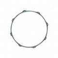 Worldmax 15" 2.3mm Triple-Flange Hoop, 8 Holes - Black Nickel