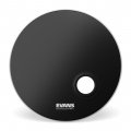 24" Evans EMAD Resonant Black Bass Drum Drumhead, Ported, BD24REMAD