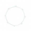 WorldMax 14" 2.3mm 8-Hole Steel Snare-Side Hoop - White Powder-Coated Finish