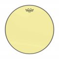 18" Remo Colortone Emperor Tom Drum Head, Yellow, BE-0318-CT-YE