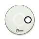 Aquarian Regulator Side-Ported White Single-Ply Bass Drum Head - 14"